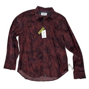 Robert Graham NWT Red Button Down Dress Shirt Sz XL